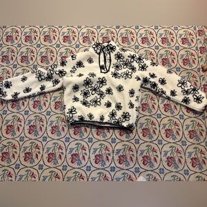 Parke Black and White Fleece